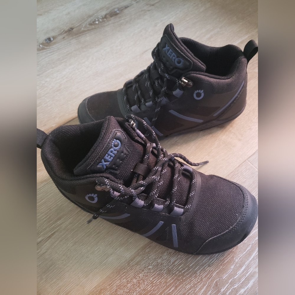 Xero Shoes Women's Sz 7.5 Daylite Hiker Fusion Black Minimalist Barefoot